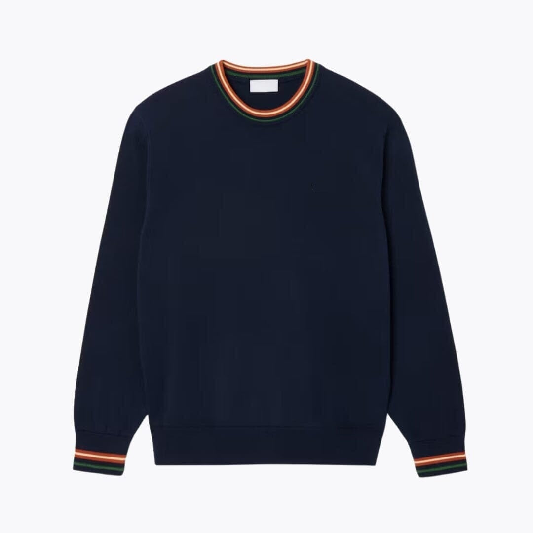 Striped Cotton Jersey Sweater